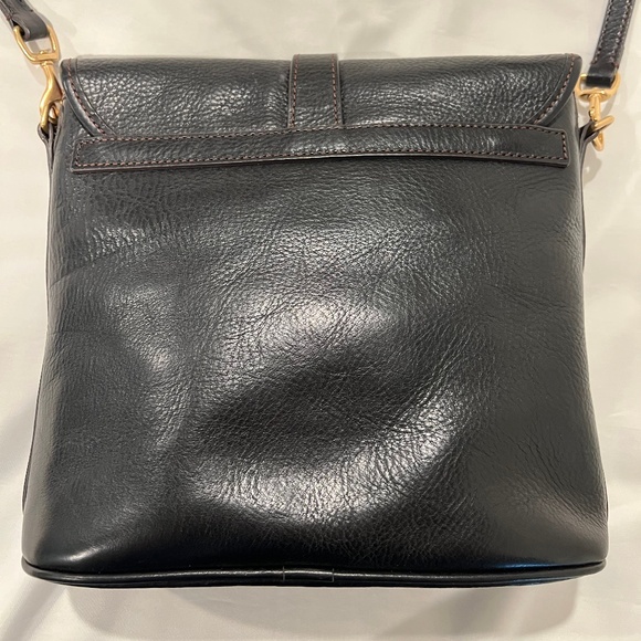 Dooney & Bourke Black Crossbody with Black/Green Tassle *EUC* - Picture 6 of 11